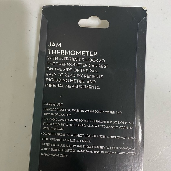 Candy Jam Deep Fry Thermometer Stainless Steel with Hanging Hook and Pot Clip - Picture 5 of 10